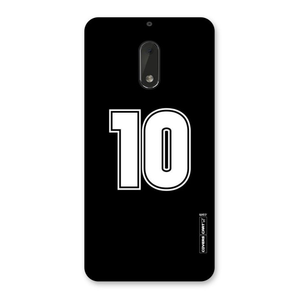 Number 10 Back Case for Nokia 6