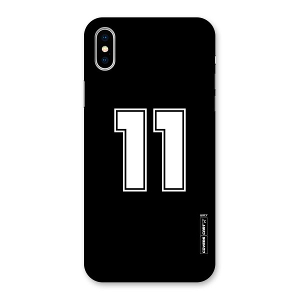 Number 11 Back Case for iPhone X