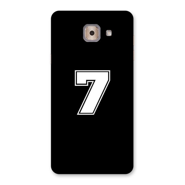 Number 7 Back Case for Galaxy J7 Max
