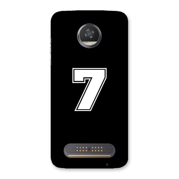 Number 7 Back Case for Moto Z2 Play