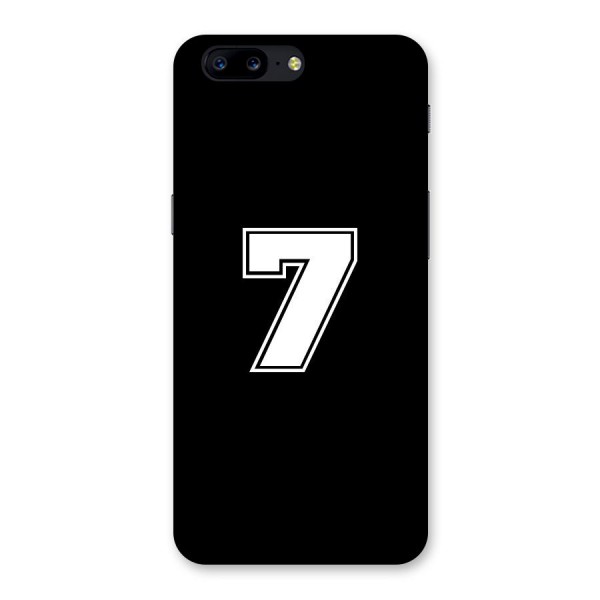 Number 7 Back Case for OnePlus 5