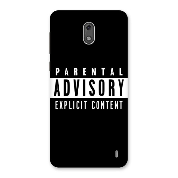 Parental Advisory Label Back Case for Nokia 2