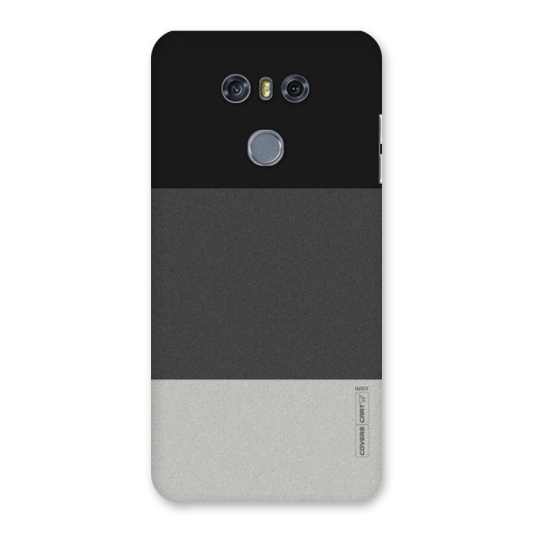 Pastel Black and Grey Back Case for LG G6