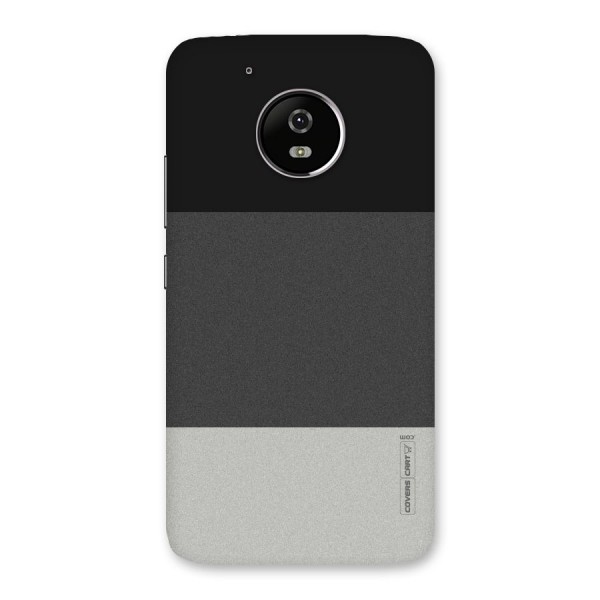 Pastel Black and Grey Back Case for Moto G5