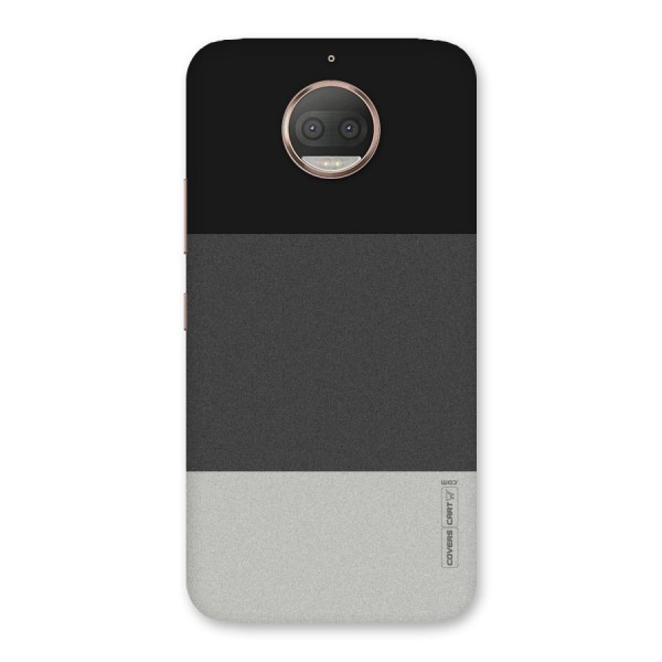 Pastel Black and Grey Back Case for Moto G5s Plus
