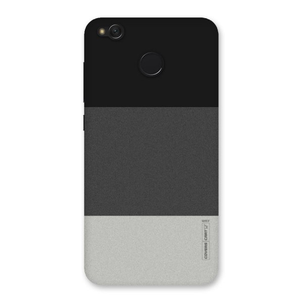 Pastel Black and Grey Back Case for Redmi 4