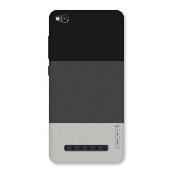 Pastel Black and Grey Back Case for Redmi 4A