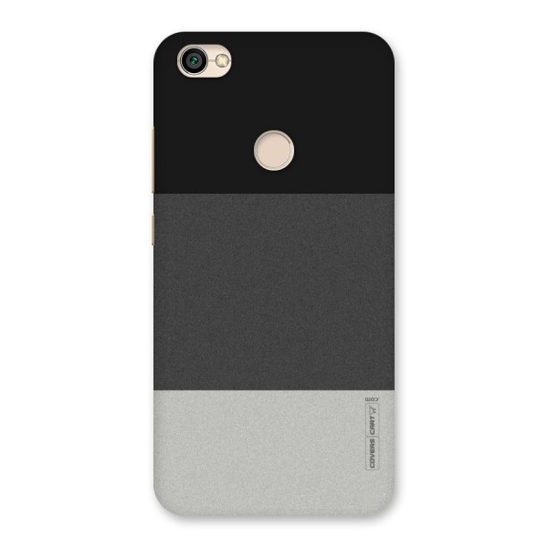 Pastel Black and Grey Back Case for Redmi Y1 2017