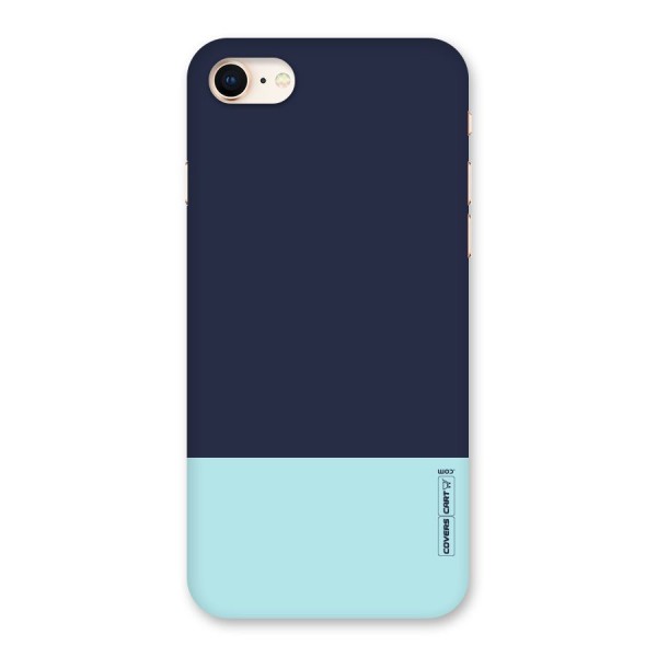 Pastel Blues Back Case for iPhone 8