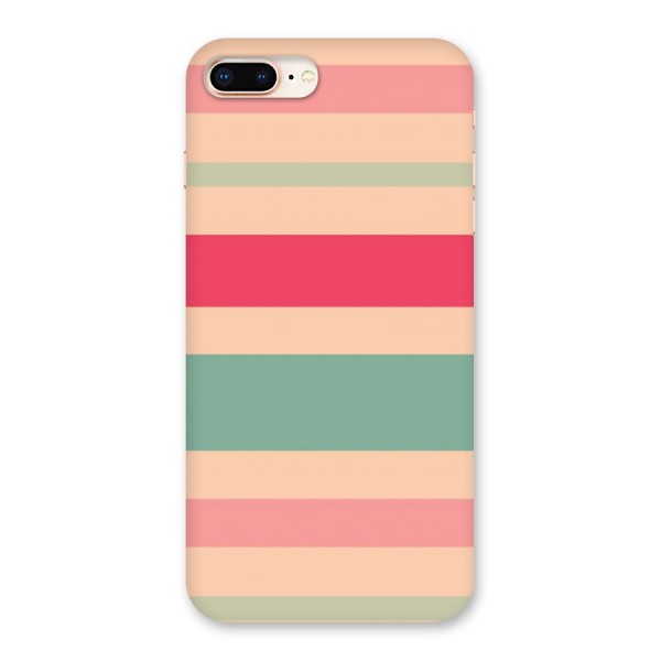 Pastel Stripes Vintage Back Case for iPhone 8 Plus