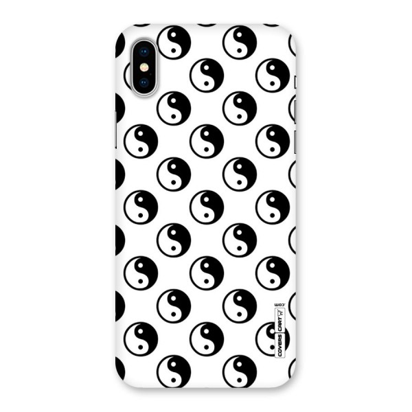 Peace Balls Back Case for iPhone X