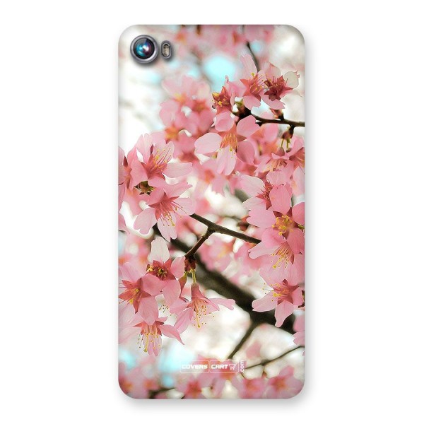 Peach Floral Back Case for Canvas Fire 4
