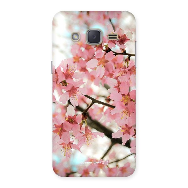 Peach Floral Back Case for Galaxy J2