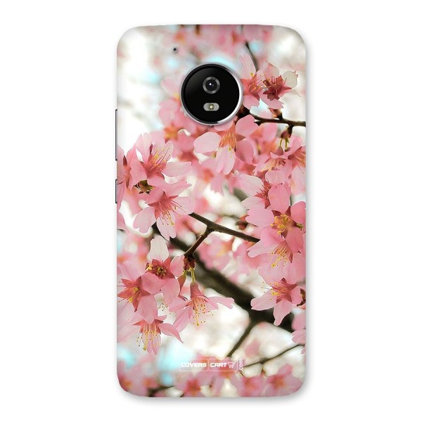 Peach Floral Back Case for Moto G5