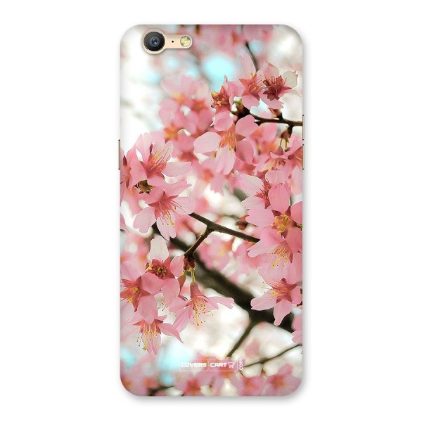 Peach Floral Back Case for Oppo A57