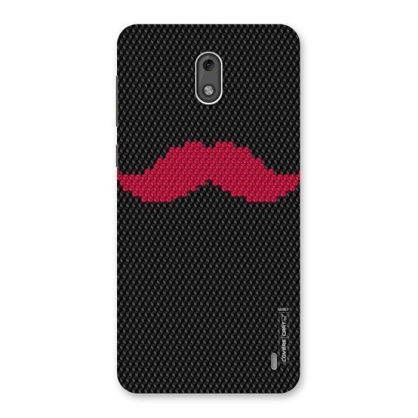Pink Moustache Back Case for Nokia 2
