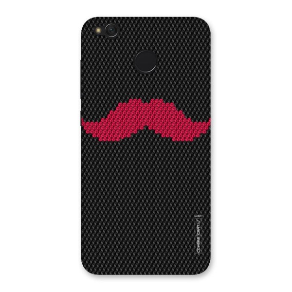 Pink Moustache Back Case for Redmi 4