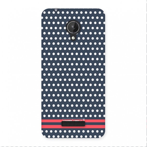 Classic Polka Dots Back Case for Micromax Canvas Spark Q380