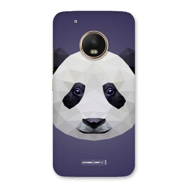 Polygon Panda Back Case for Moto G5 Plus