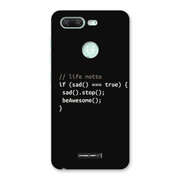 Programmers Life Back Case for Gionee S10