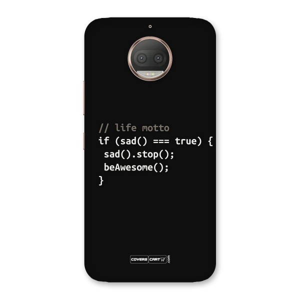 Programmers Life Back Case for Moto G5s Plus
