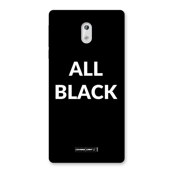 Raftaar All Black Back Case for Nokia 3