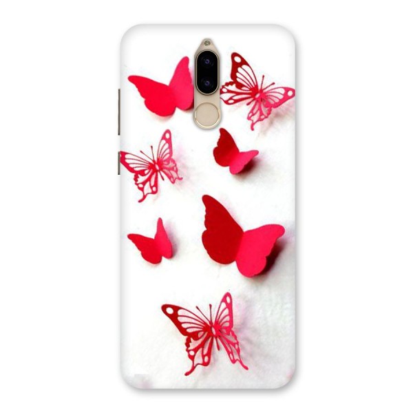Red Butterflies Back Case for Honor 9i