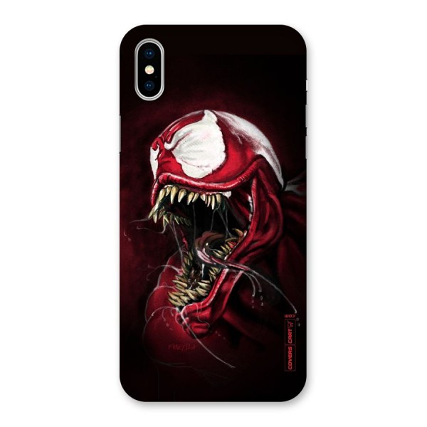 Red Venom Artwork Back Case for iPhone X