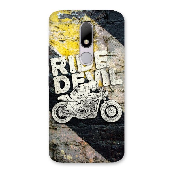 Ride Devil Back Case for Moto M