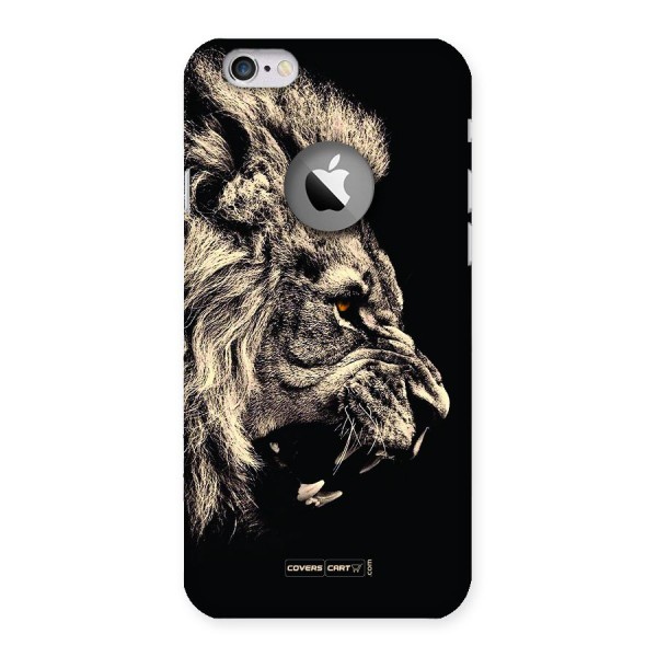 Roaring Lion Back Case for iPhone 6 Logo Cut