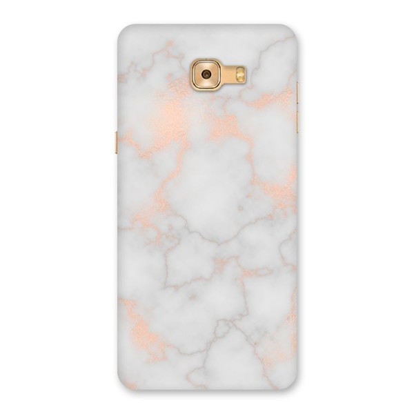 RoseGold Marble Back Case for Galaxy C9 Pro