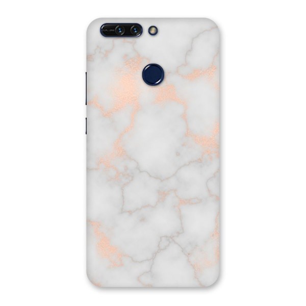 RoseGold Marble Back Case for Honor 8 Pro