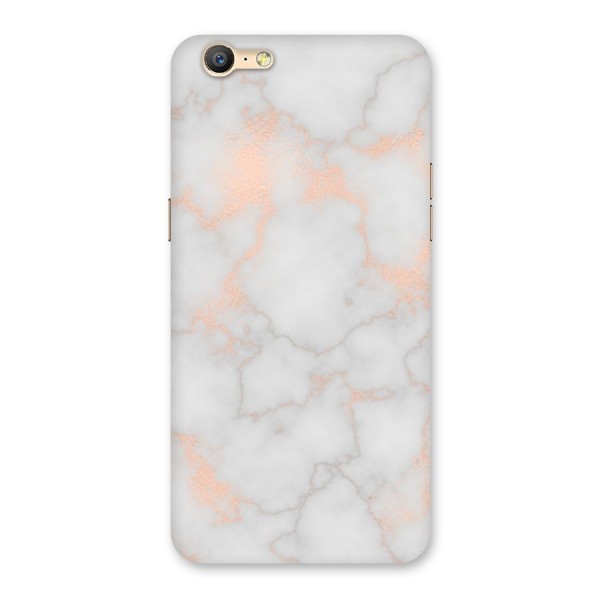 RoseGold Marble Back Case for Oppo A57