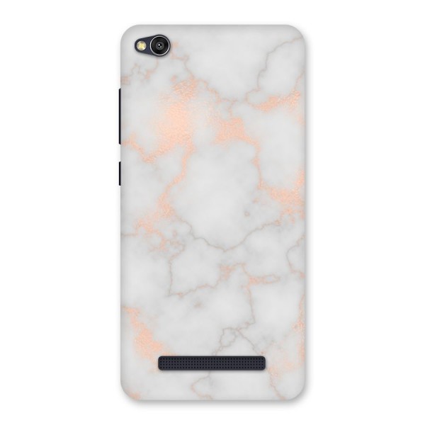 RoseGold Marble Back Case for Redmi 4A