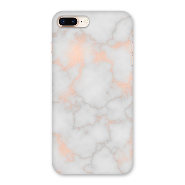RoseGold Marble Back Case for iPhone 8 Plus