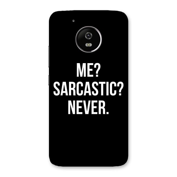 Sarcastic Quote Back Case for Moto G5