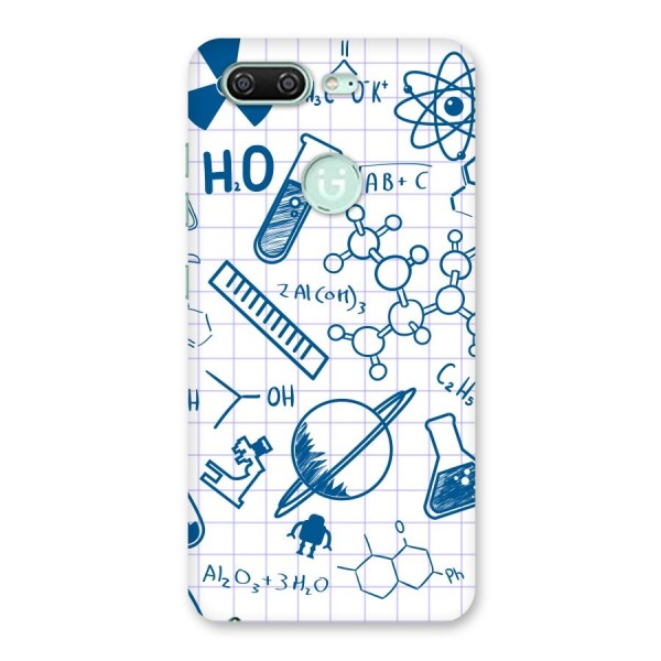 Science Notebook Back Case for Gionee S10