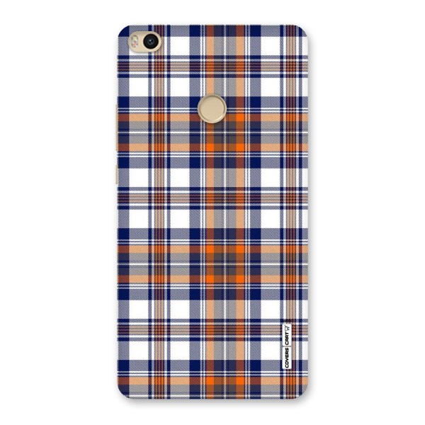 Shades Of Check Back Case for Mi Max 2