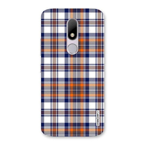 Shades Of Check Back Case for Moto M