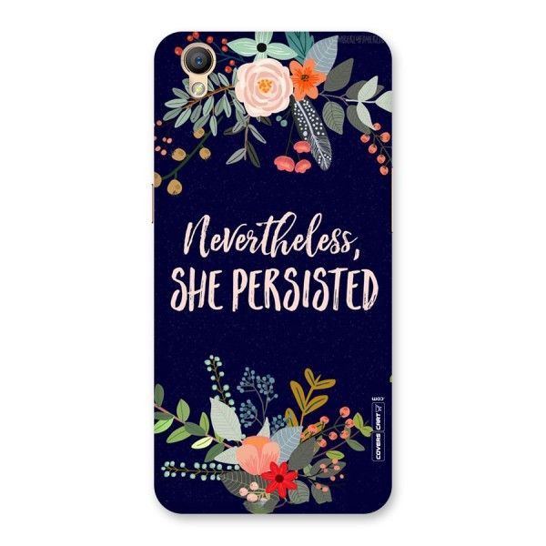 She Persisted Back Case for Oppo A37