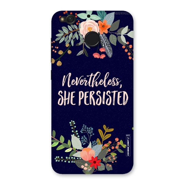 She Persisted Back Case for Redmi 4