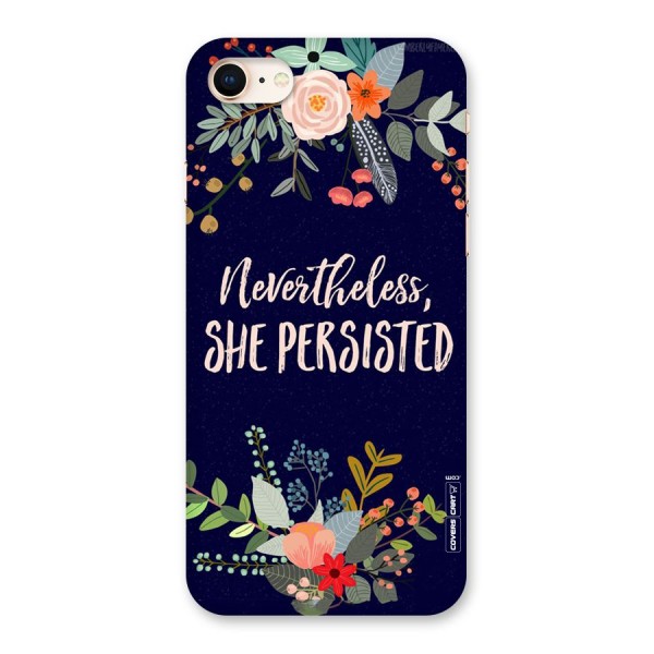 She Persisted Back Case for iPhone 8