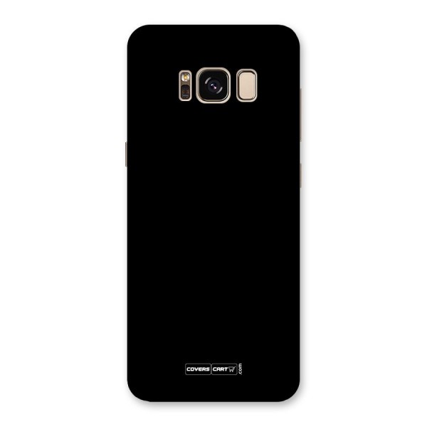 Simple Black Back Case for Galaxy S8