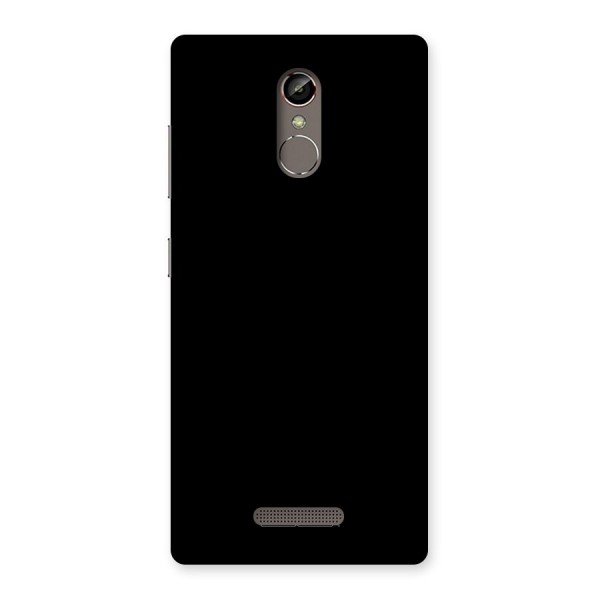 Simple Black Back Case for Gionee S6s
