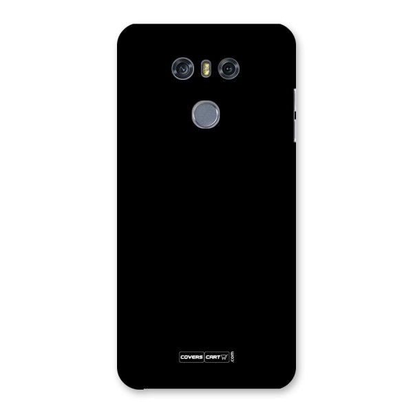 Simple Black Back Case for LG G6