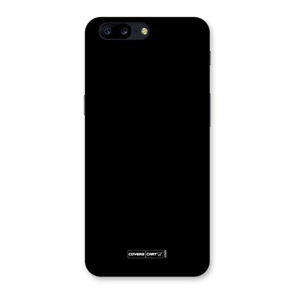Simple Black Back Case for OnePlus 5