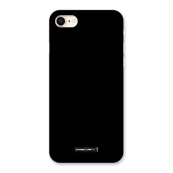 Simple Black Back Case for iPhone 8