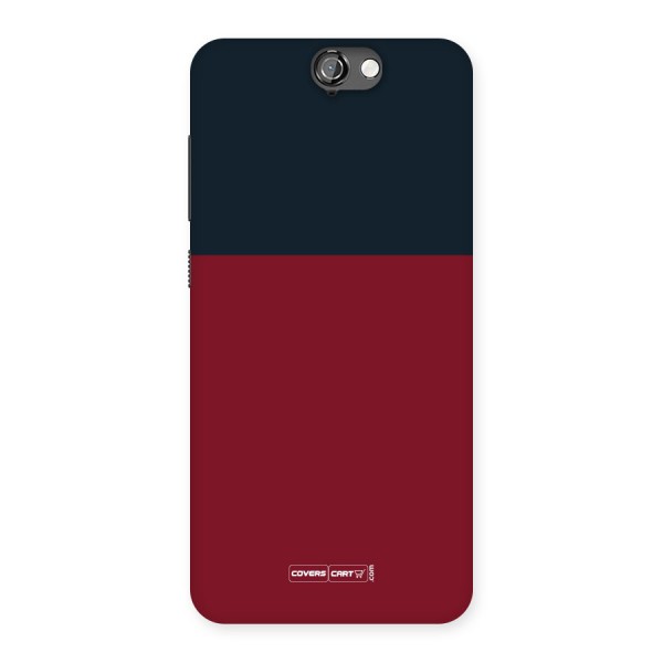 Maroon and Navy Blue Back Case for HTC One A9