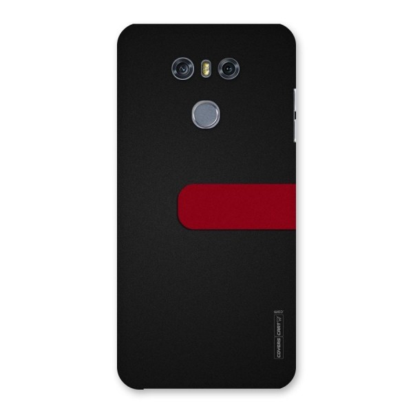 Single Red Stripe Back Case for LG G6