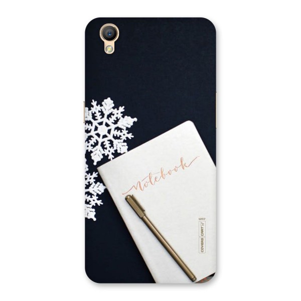 Snowflake Notebook Back Case for Oppo A37